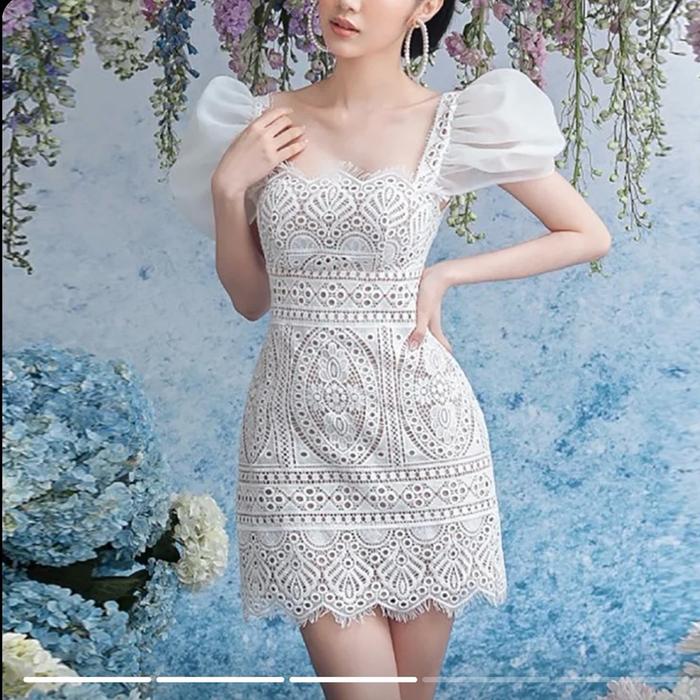 Stunning white lace  dress🌟